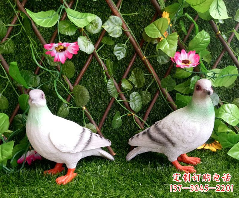 安阳传递和平的鸽子雕塑
