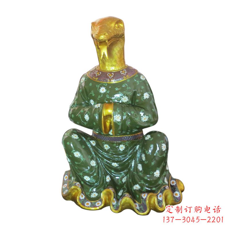 安阳独特的彩绘生肖雕塑