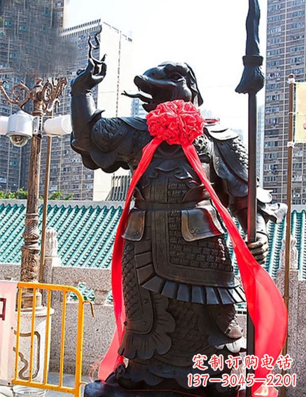 安阳雕刻古老传统,欣赏十二生肖蛇雕塑