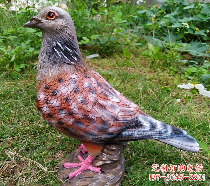 安阳中领雕塑推出:传递和平象征的和平鸽雕塑