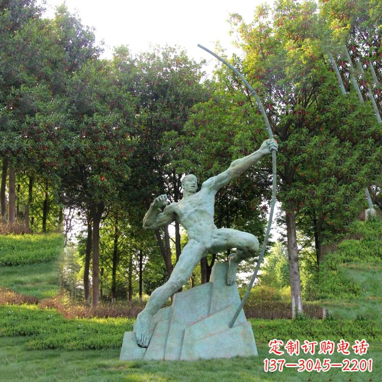 安阳神话传说人物后羿雕塑,助您构建完美园林