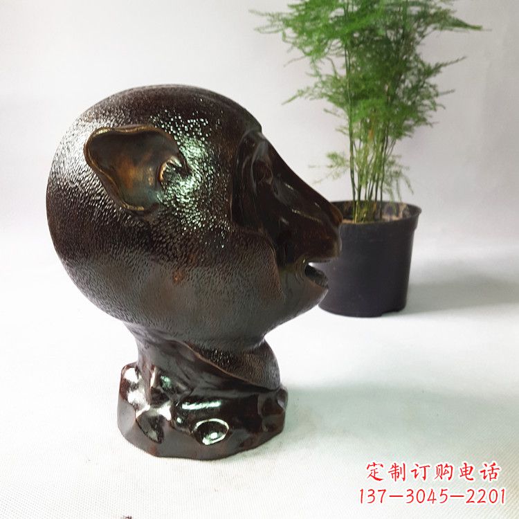 安阳中领雕塑:精美艺术品——猴年生肖铜兽雕塑