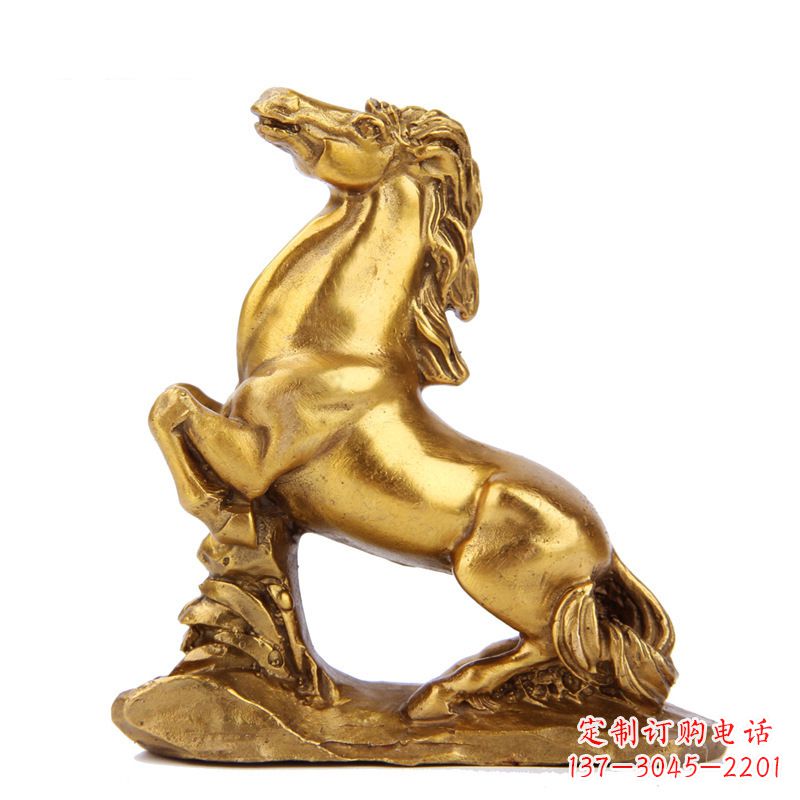 安阳精致铸铜马雕塑,古典微雕叠置美感