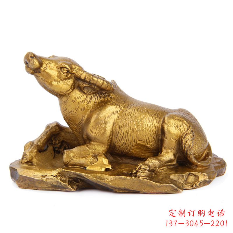 安阳优雅高贵的铸铜牛雕塑