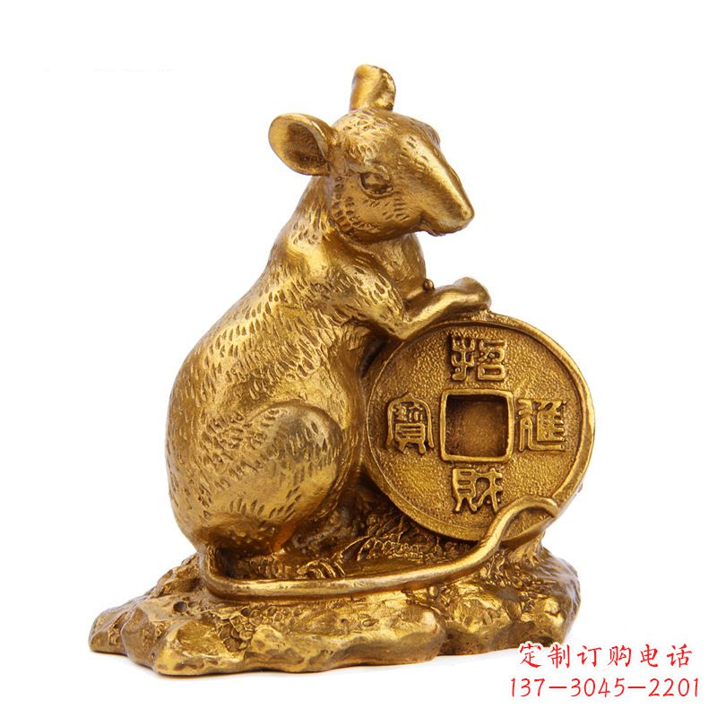 安阳高质量铸铜鎏金动物雕塑