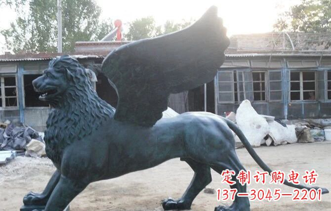 安阳马可飞狮雕塑,完美展现古典风采