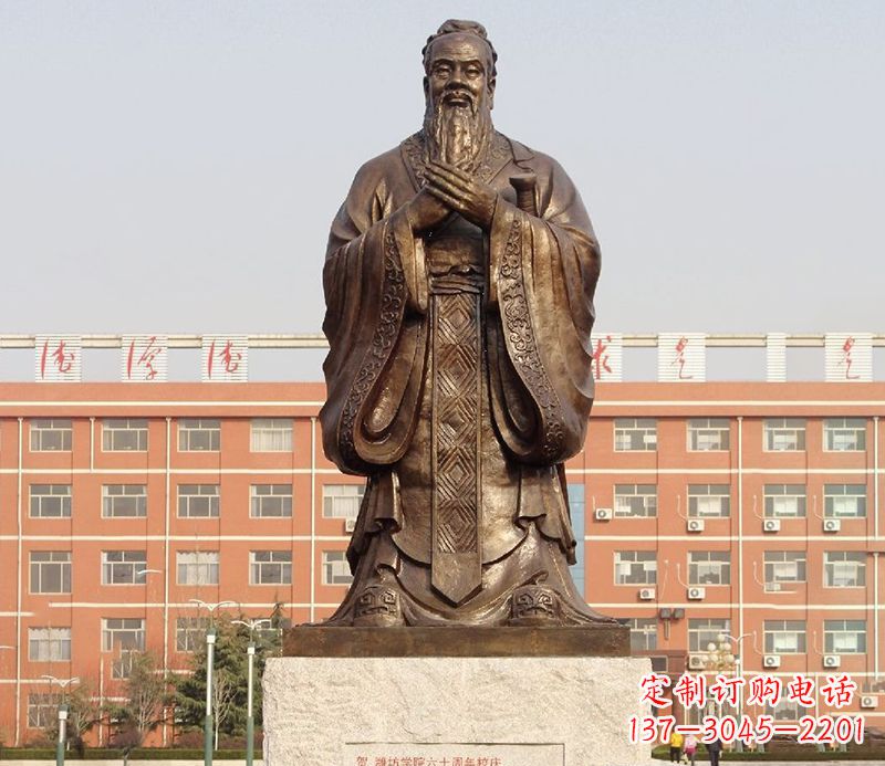 安阳传承孔子雕塑,传播中华文化