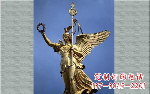安阳优雅的胜利女神铜雕