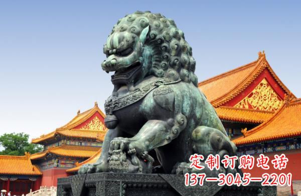 安阳贵族气派,古典青铜狮子雕塑
