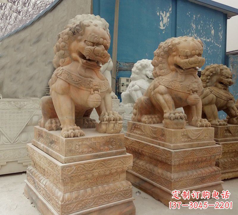 安阳专业定制狮子雕塑,高品质打造艺术精品