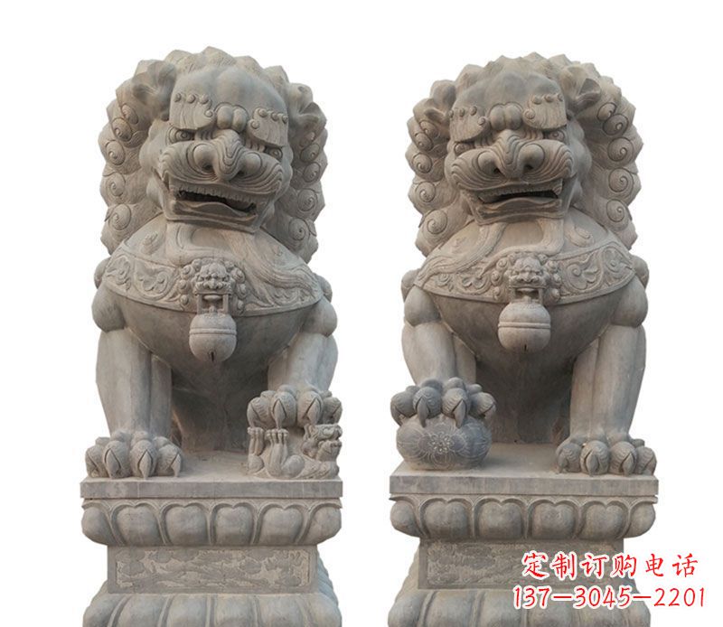 安阳精美狮子石雕,让您的家居更加完美