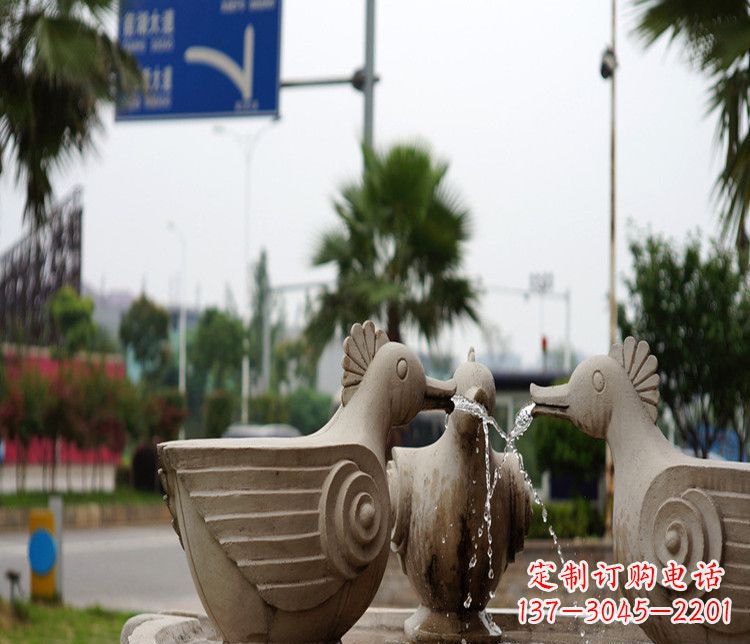 安阳高雅纯石石喷泉雕塑