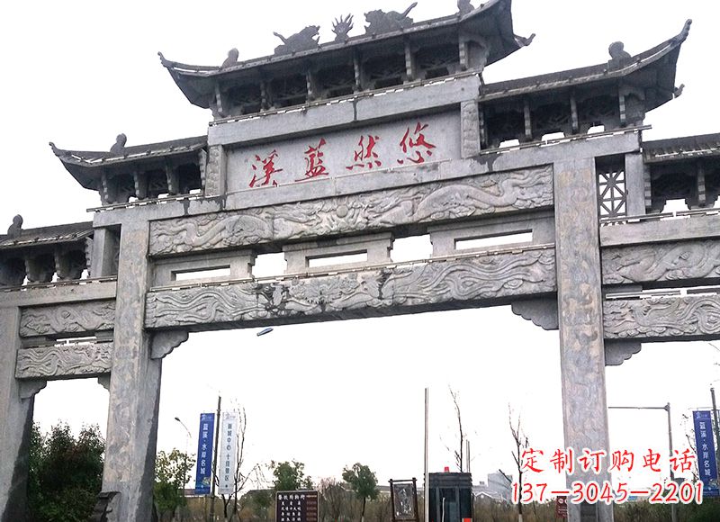 安阳中领雕塑-最优质的牌坊雕塑定制