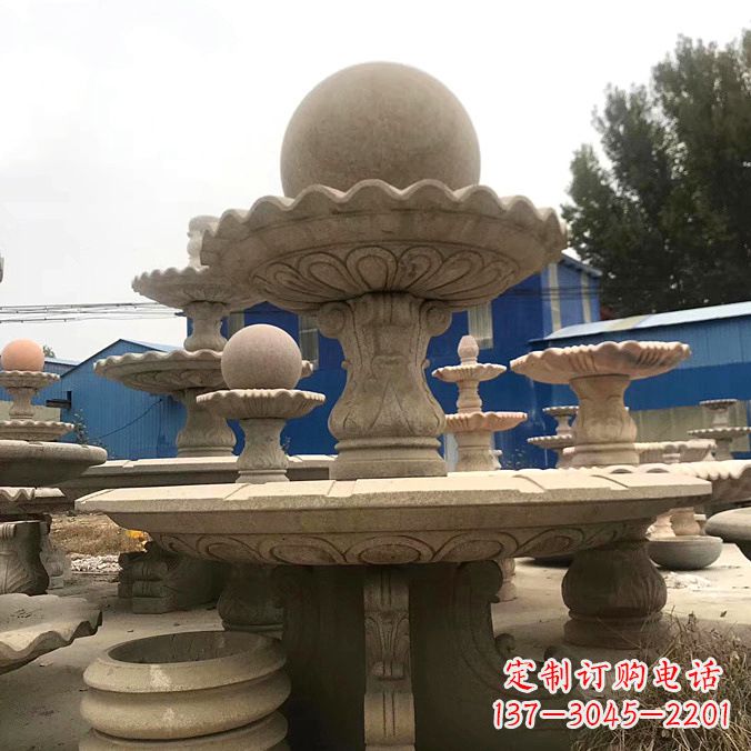 安阳拥有祥和之美的玉石风水球雕塑
