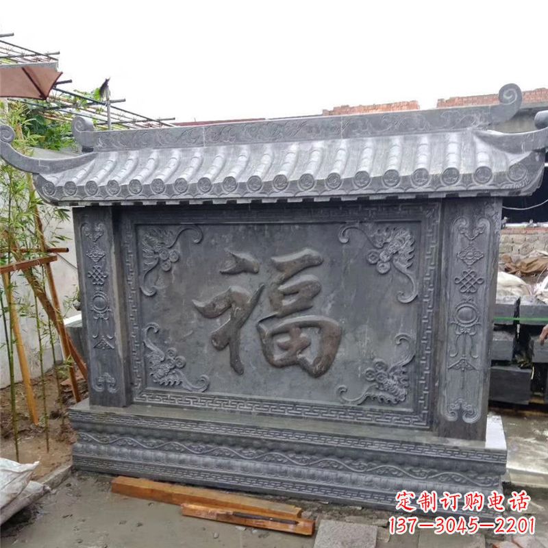 安阳中领雕塑:福字雕塑,点缀婚房庭院