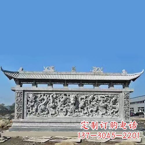 安阳石雕浮雕影壁塑——高雅时尚的室内艺术装饰