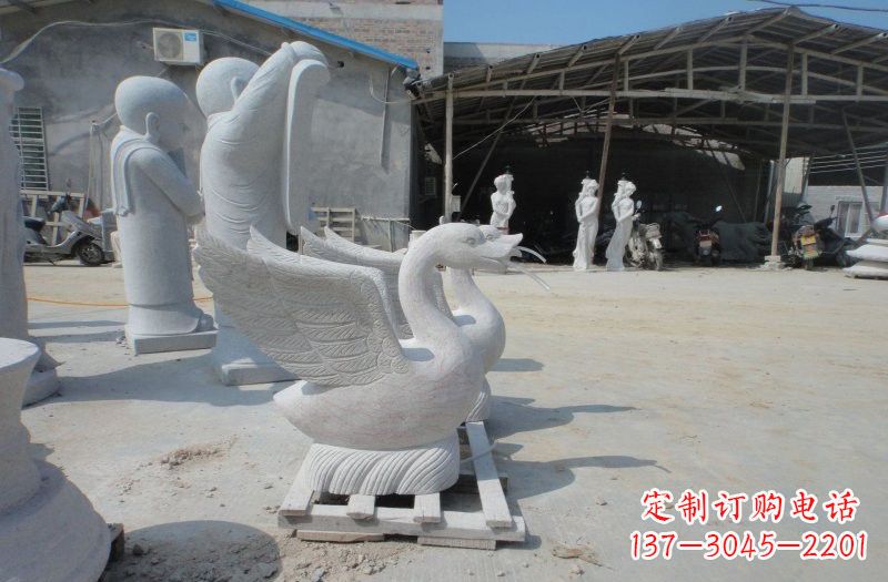 安阳中领雕塑:独具特色的天鹅喷水雕塑