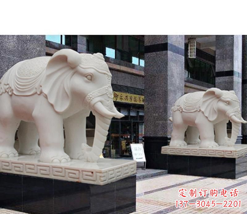 安阳最佳选择——石雕酒店大象雕塑