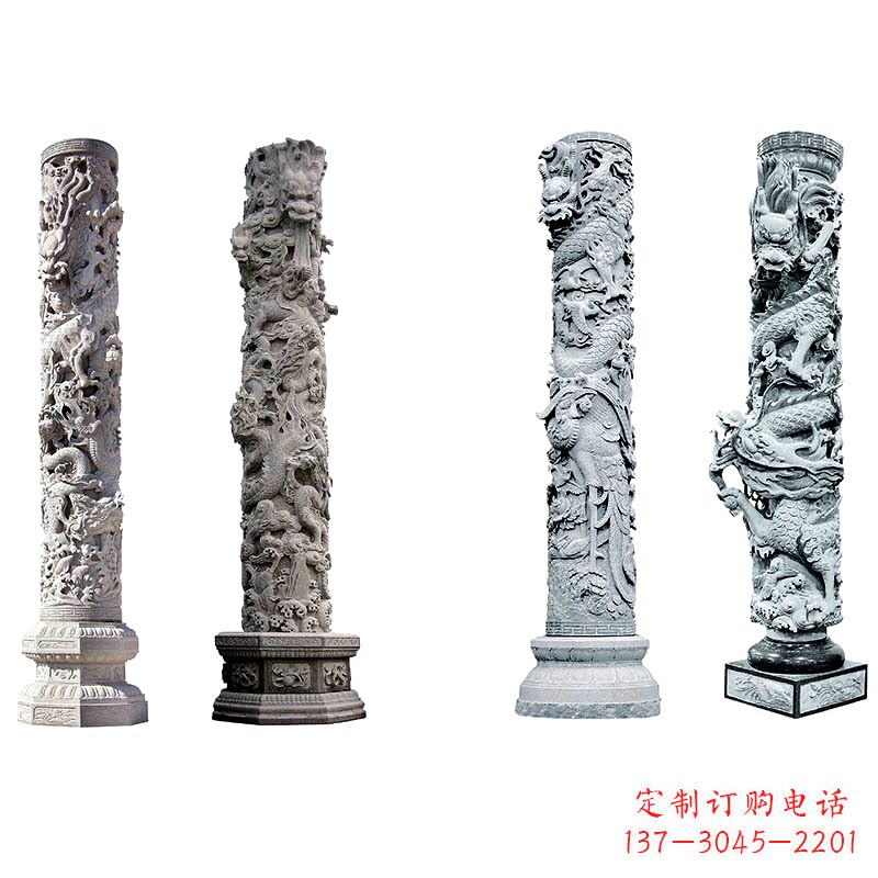 安阳精美绝伦的石雕龙柱