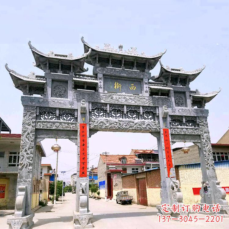 安阳[经典领航，高品质石雕牌坊雕塑]