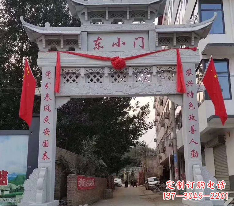 安阳精美锻铸牌楼雕塑,展现独特艺术魅力
