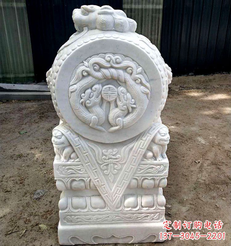 安阳精致麒麟,点亮门墩