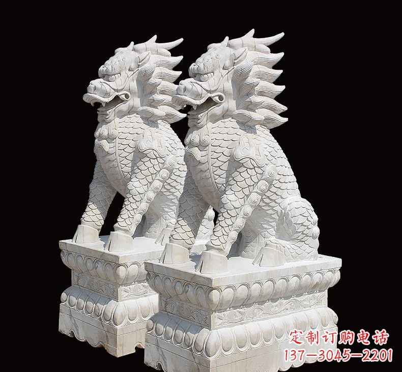安阳中领雕塑推出麒麟雕塑一对