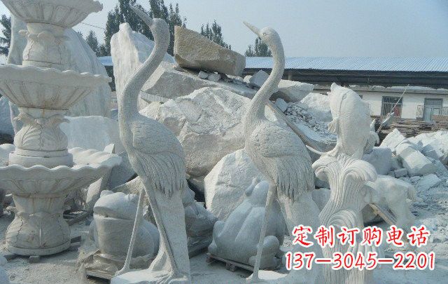 安阳石雕仙鹤