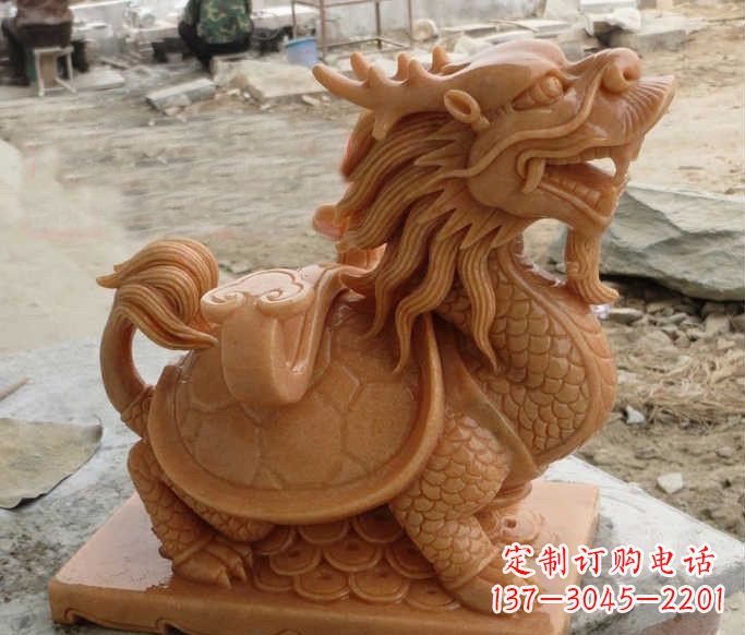 安阳石雕招财龙龟