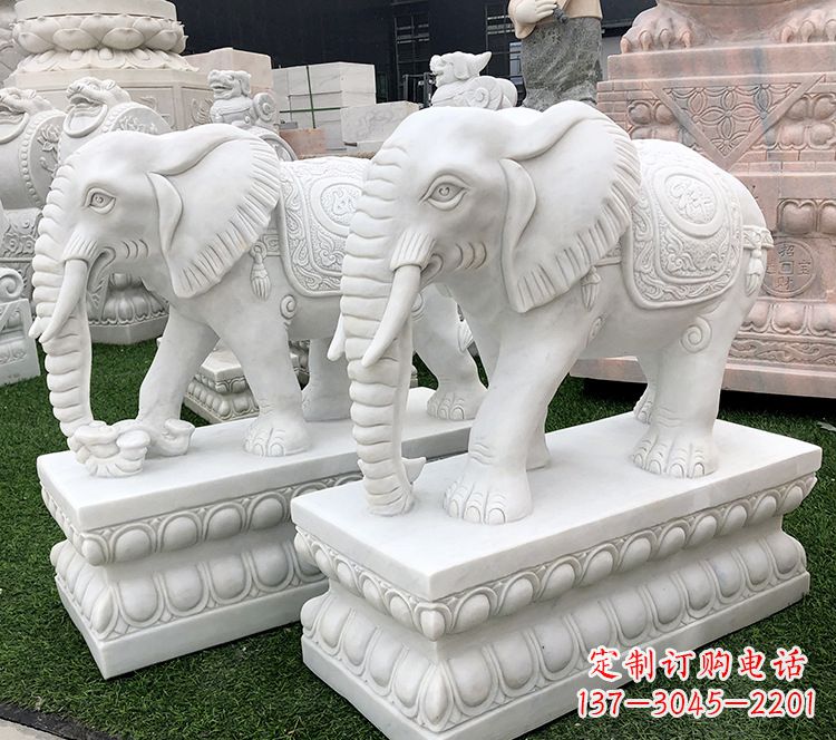 安阳石浮雕大象