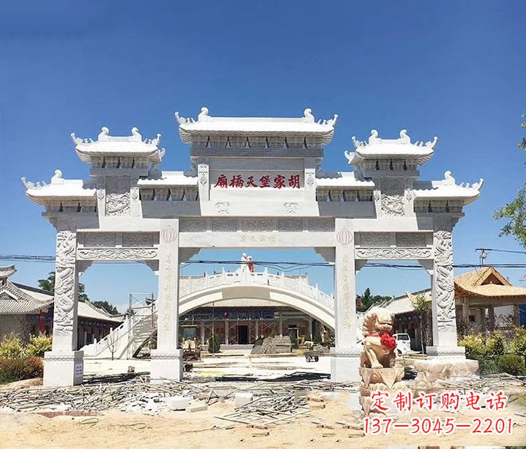 安阳石牌坊的雕刻