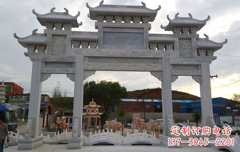 安阳石牌坊雕刻