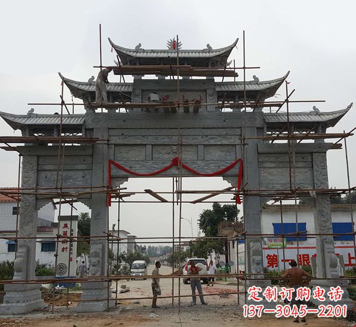 安阳石牌坊雕塑