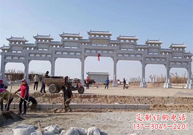 安阳石牌坊九楼