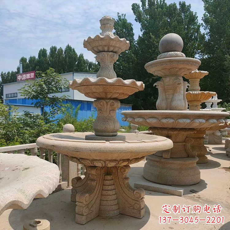 安阳石喷泉 石雕刻