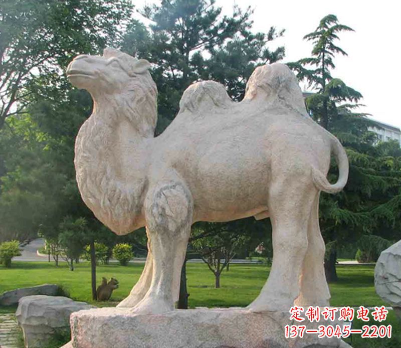 安阳石头骆驼雕塑