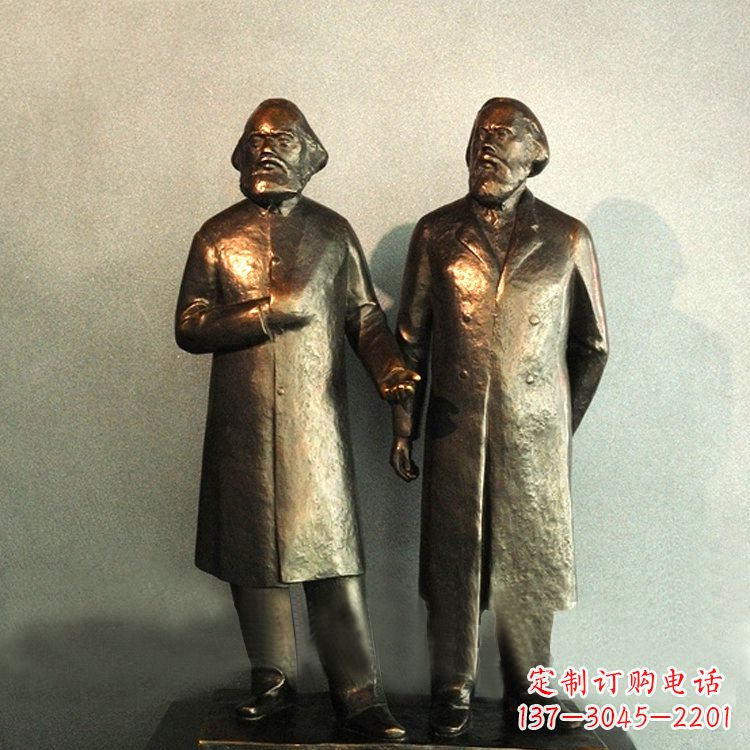 安阳世纪伟人马克思和恩格斯雕塑