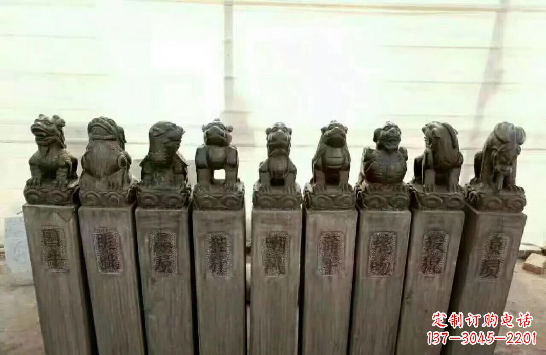 安阳栓马桩石雕