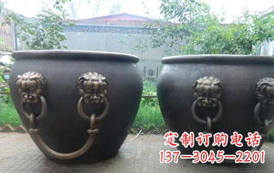 安阳水缸寺庙景观铜雕