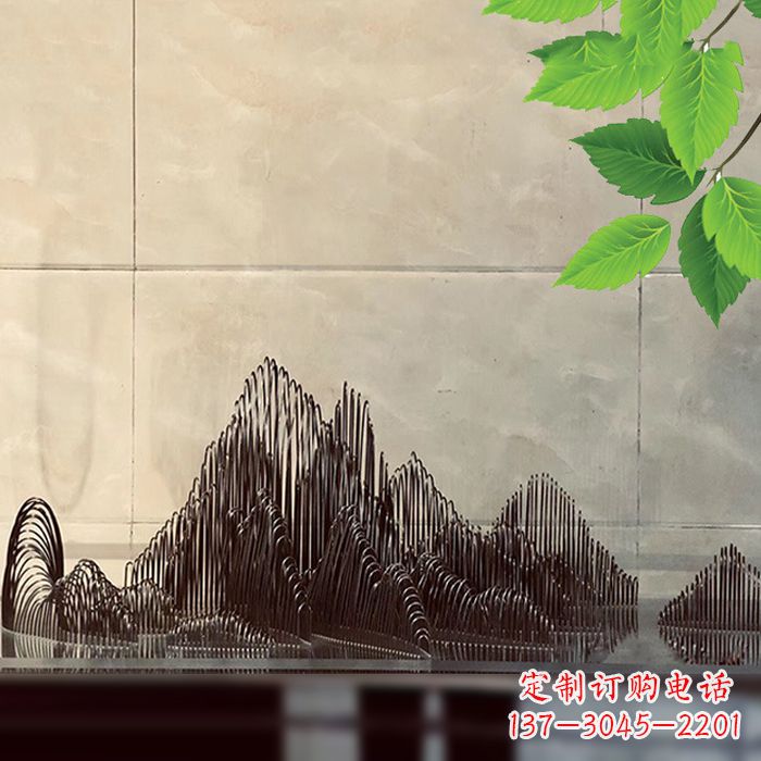 安阳水景水池不锈钢假山雕塑