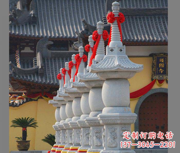 安阳寺庙景观舍利塔石雕
