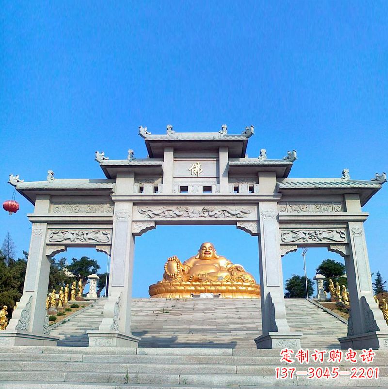 安阳寺庙石雕牌坊