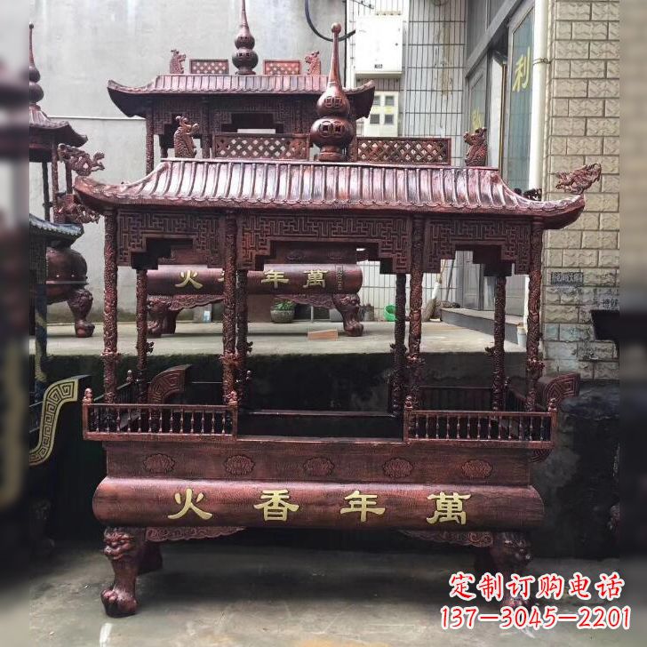安阳寺庙香火香炉雕塑