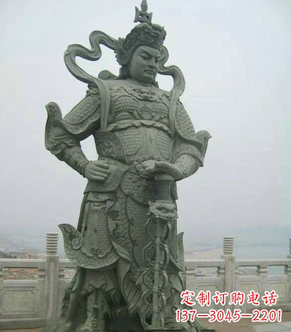 安阳寺庙韦陀菩萨石雕