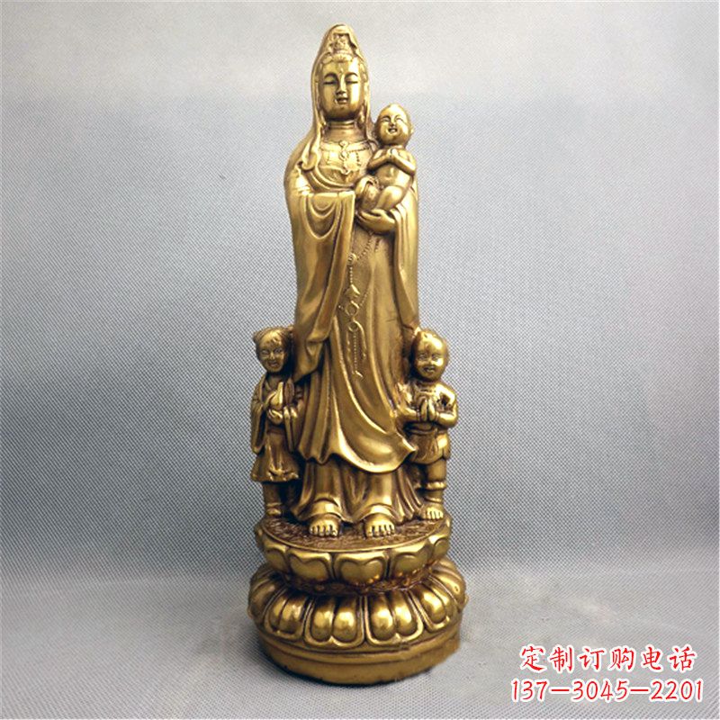 安阳送子观音纯铜雕塑