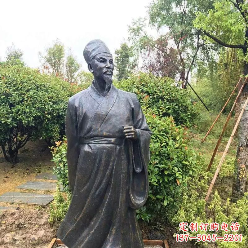 安阳苏东坡铸铜历史文化名人雕像