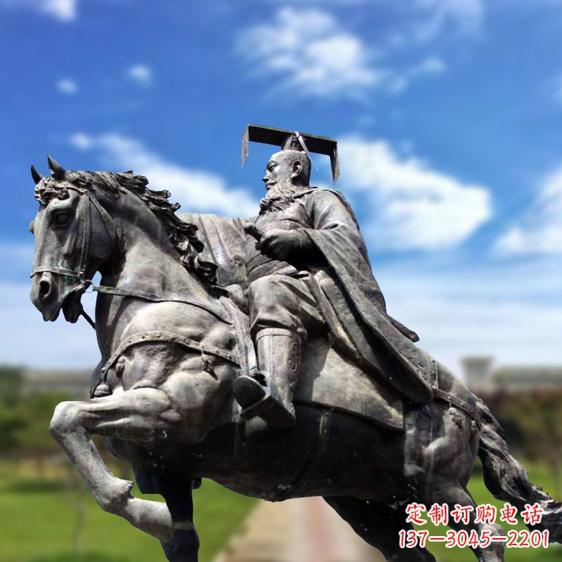 安阳隋文帝骑马雕塑