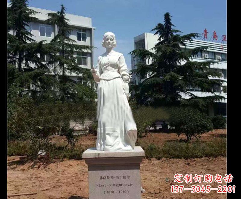 安阳提灯天使弗洛伦斯·南丁格尔石雕 (3)