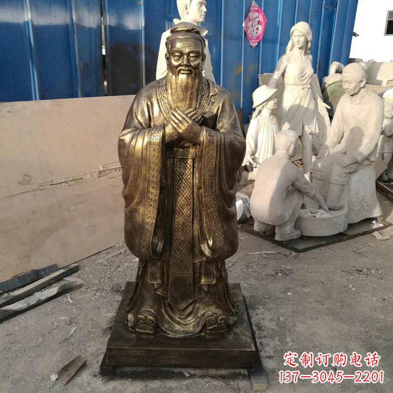安阳同济大学孔子雕塑