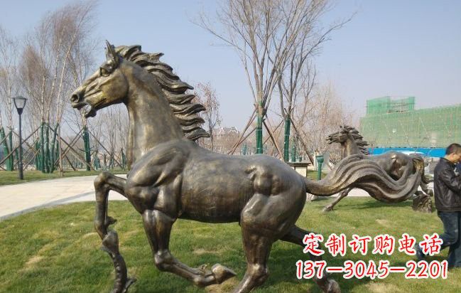 安阳铜雕奔马